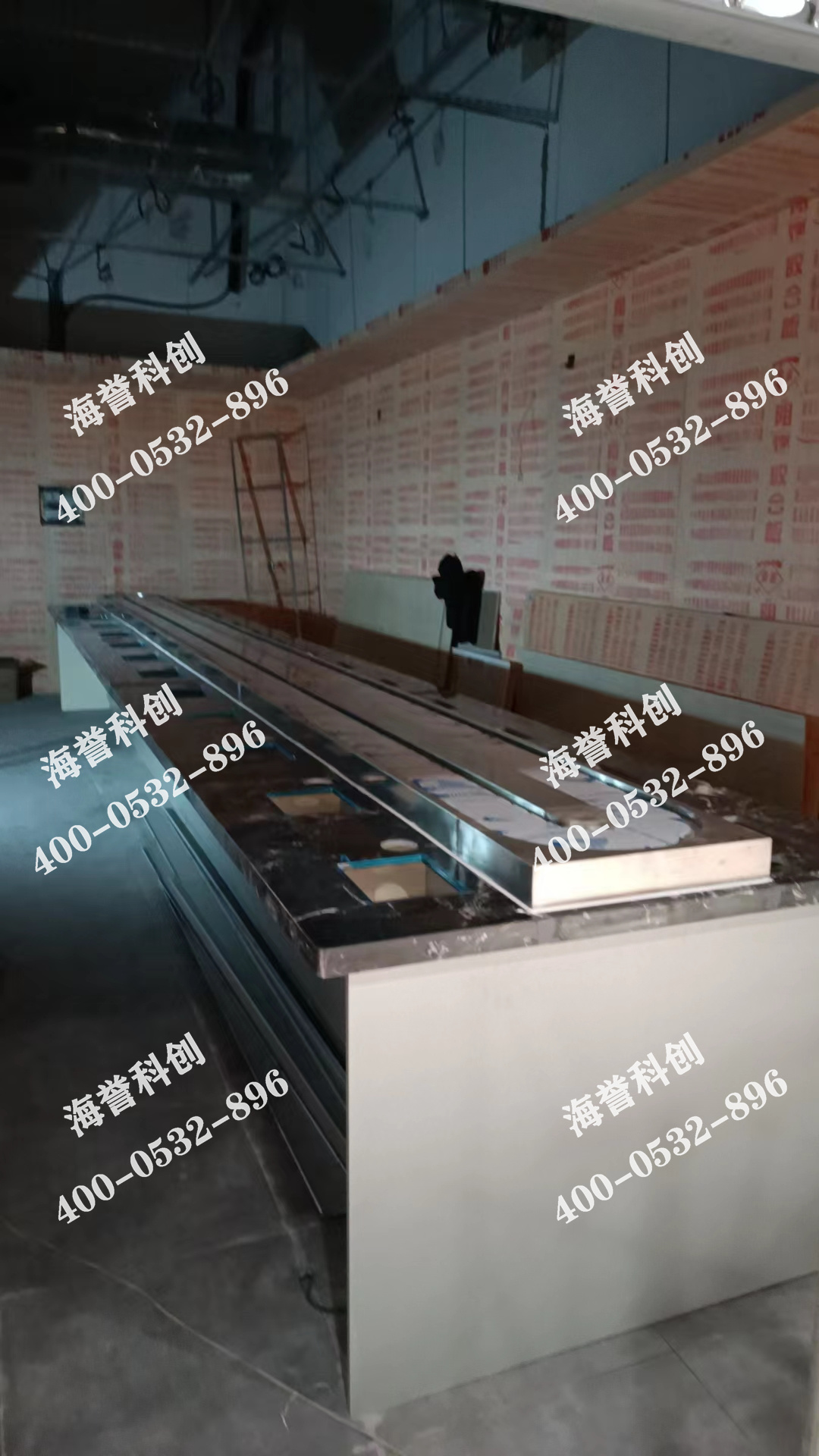 海譽(yù)科創(chuàng)江蘇無錫單涮小火鍋設(shè)備安裝完成