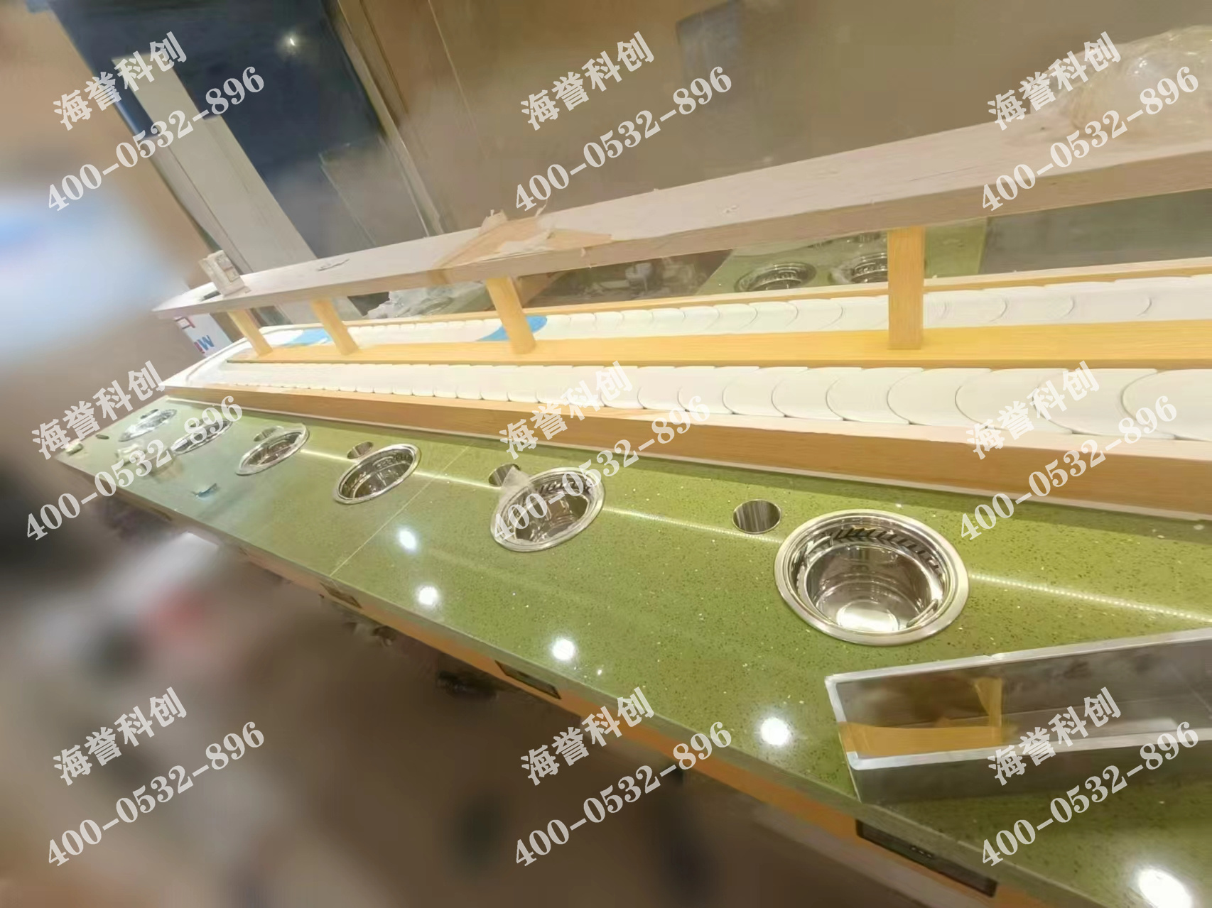 海譽(yù)科創(chuàng)河北單涮無煙小火鍋配備加濕器安裝完成